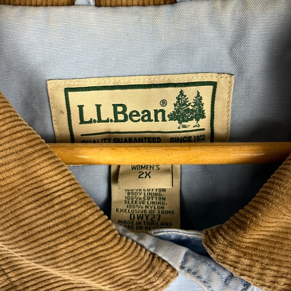 LL Bean blue chore jacket - Picture 3 of 8